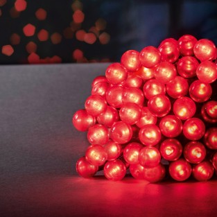 100 Pearl Berry Multi-Action Red LED Lights - 10M