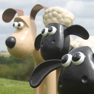 Shaun the Sheep & Friends Garden Sculptures