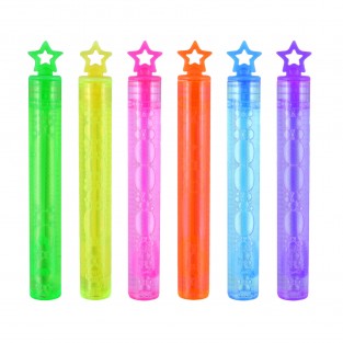 Neon Star Bubble Tubes (12 pack)