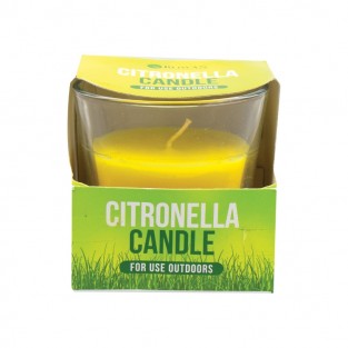Citronella Candle in Glass Cup
