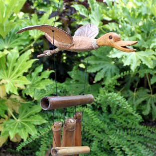 Coconut Duck Wind Chimes