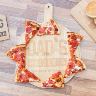 Dad's Pizzeria Wooden Bamboo 12" Pizza Board