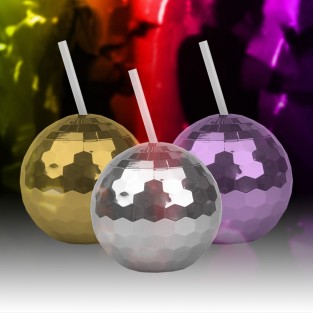 Disco Ball Cup - 3 Mixed Colour Pack