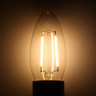 E14 2W LED Filament Bulb