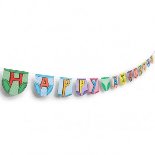 Birthday Party Pants Bunting