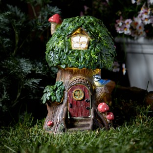 Elfin Oak Solar Fairy Treehouse