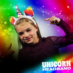 Flashing Unicorn Headband Wholesale