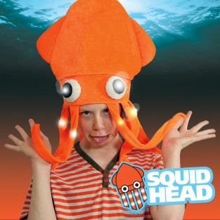 Flashing Squid Hat Wholesale