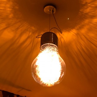 Giant Light Bulb Pendant