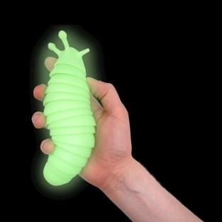 Glow in the Dark Sensory Articulated Fidget Slug