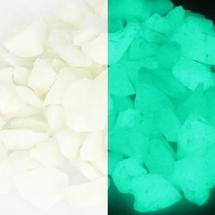 Glow Stones - Green 15-25mm