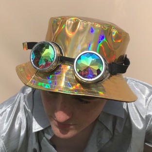 Gold Holographic Hat