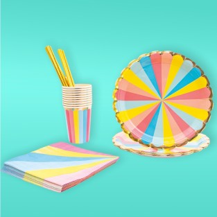 Carnival 40pc Party Tableware