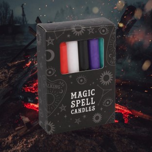 Magic Spell Candles Mixed Colours - 12 Pack
