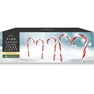 Candy Cane Garden Stake Lights Battery Operated