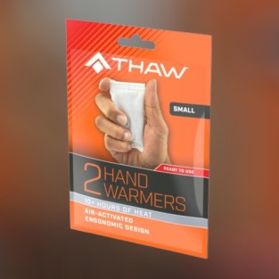 THAW Disposable Hand Warmers 10Hr Heat - 2 Pack