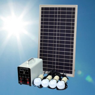 Solar Off-Grid Lighting 25W Kit
