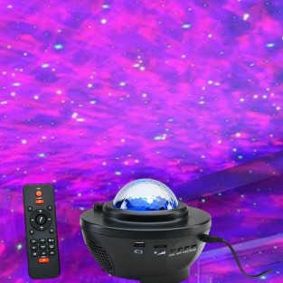 Galaxy Projection Lamp with Wireless Speaker