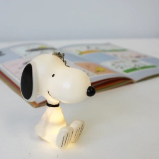 Sitting Snoopy LED Keyring Torch