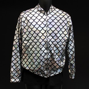 Silver Scale Holographic Jacket