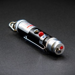Laserlite Keyring Pocket Laser Pointer & LED Torch