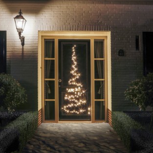 Door Christmas Tree Warm White LEDs by Fairybell
