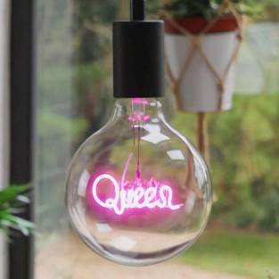 Queen LED E27 Neon Filament Bulb