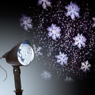 LED Snowflake Projector