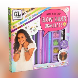 Make Your Own Glow Slider Bracelets