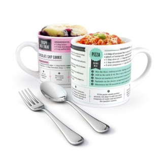 Grub Mugs - Sweet & Salty Microwave Recipe Mugs (2 pack) 