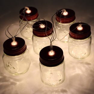 Mini Mason Jar Fairy Lights