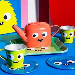 Neon Monster Kids Tea Set for Two