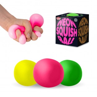 Neon Squish Ball Sensory and Stress Toy