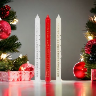 Advent Taper Dinner Candles 