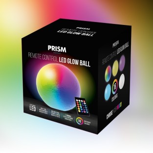 Prism Remote Control LED Glow Ball Moon Light