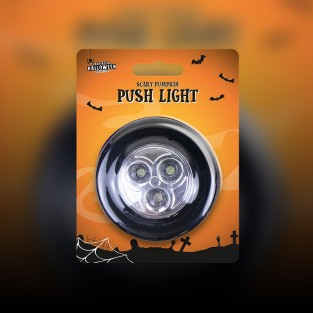 Scary Pumpkin LED Push Light