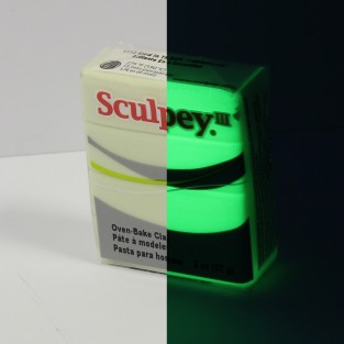 Sculpey Oven Bake Glow in the Dark Clay (Single)