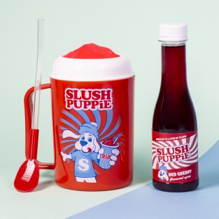 Slush Puppie Making Cup & Red Cherry Set