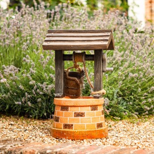 Solar Wishing Well Water Feature