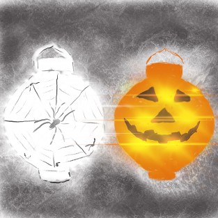 Spooky Light Up Lanterns (2 pack)