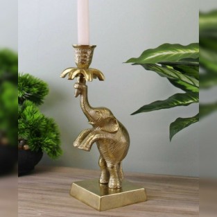 Standing Elephant Candle Holder (CH6075)