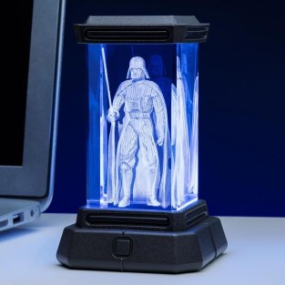 Darth Vadar Holographic Laser Etched Lamp