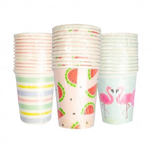 Summer Paper Cups x 12