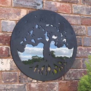 Tree of Life Silhouette Mirror - 50cm