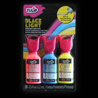 Tulip 3D Blacklight Fabric Paint (3 Pack)