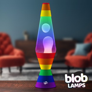Blob Lamps VINTAGE Rainbow Lava Lamp