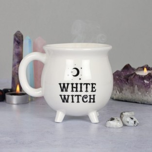 White Witch White Cauldron Mug