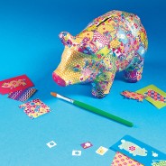 Decoupage Piggy Bank Kit 1 