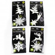 Glow Christmas Tree Decorations (12 packs of 2) 8 