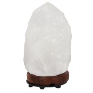 Himalayan Rare White Salt Lamp 1-2KG 14-17cm 1 